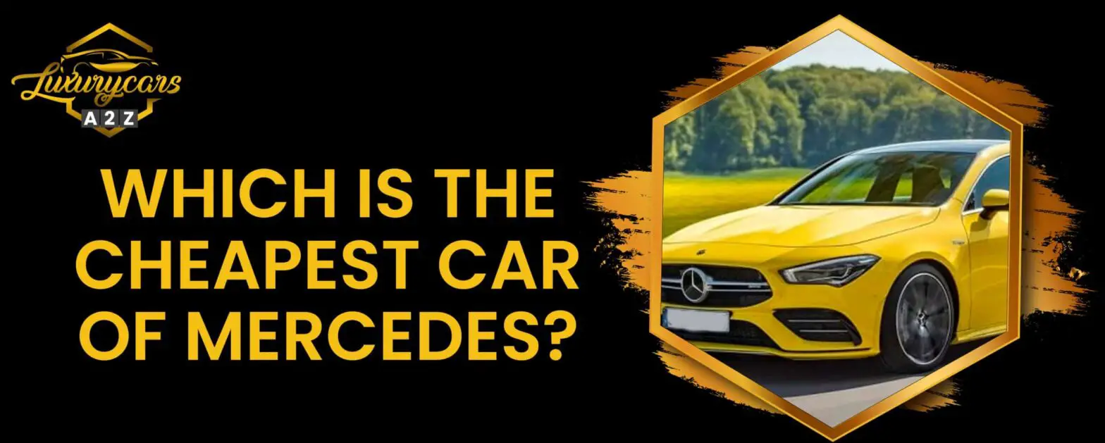 ¿Cuál es el coche Mercedes más barato?