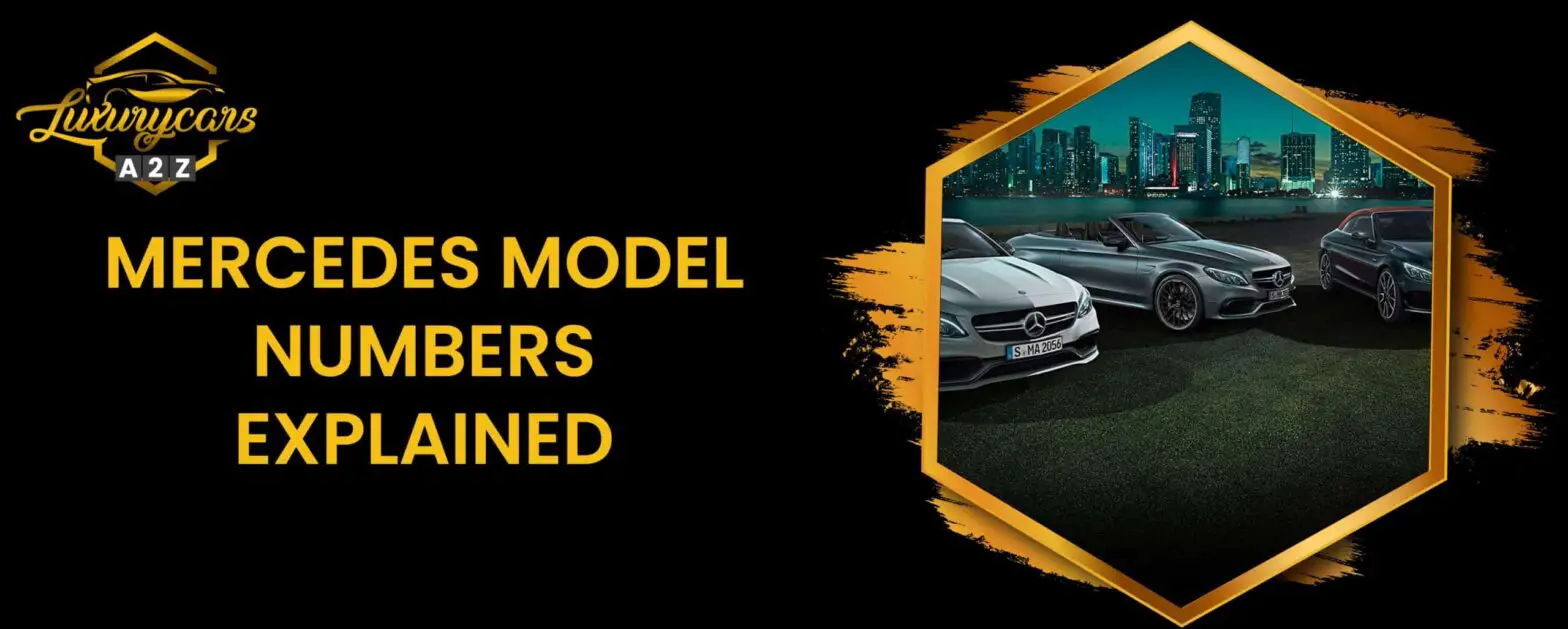 Explicación de los números de modelo de Mercedes