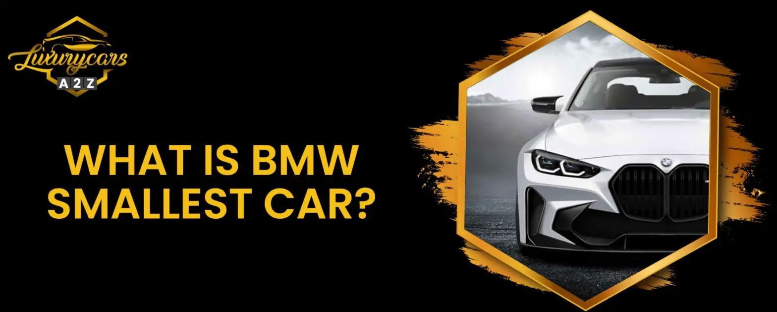 ¿Cuál es el coche más pequeño de BMW?