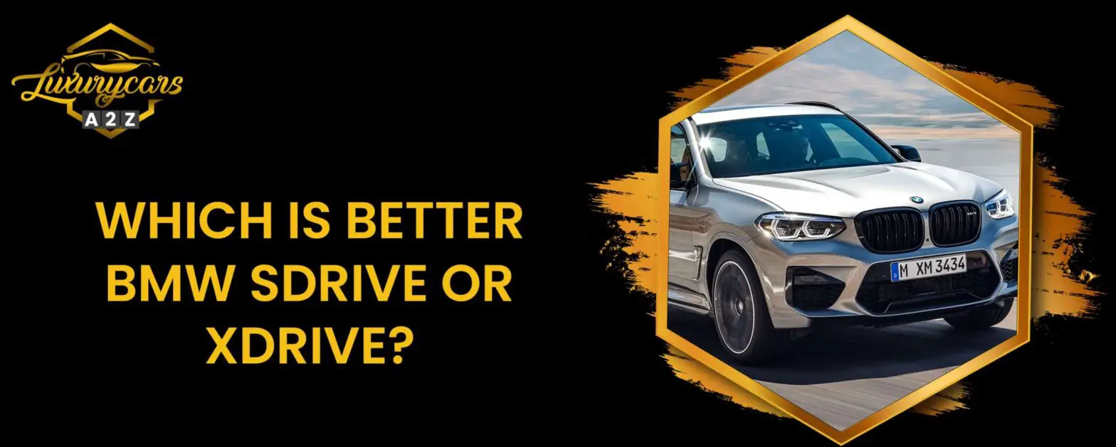 ¿Qué es mejor, BMW sDrive o xDrive?