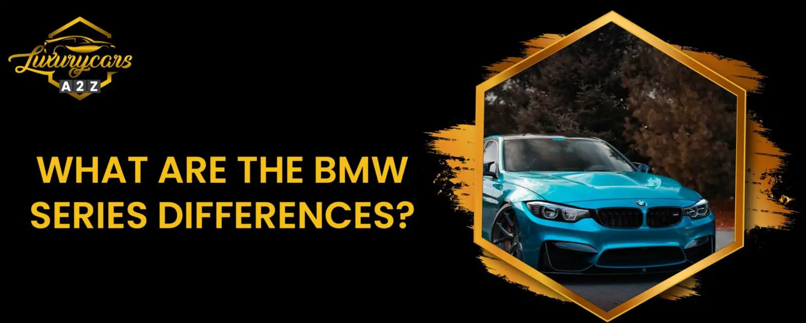 ¿En qué se diferencian las series de BMW?
