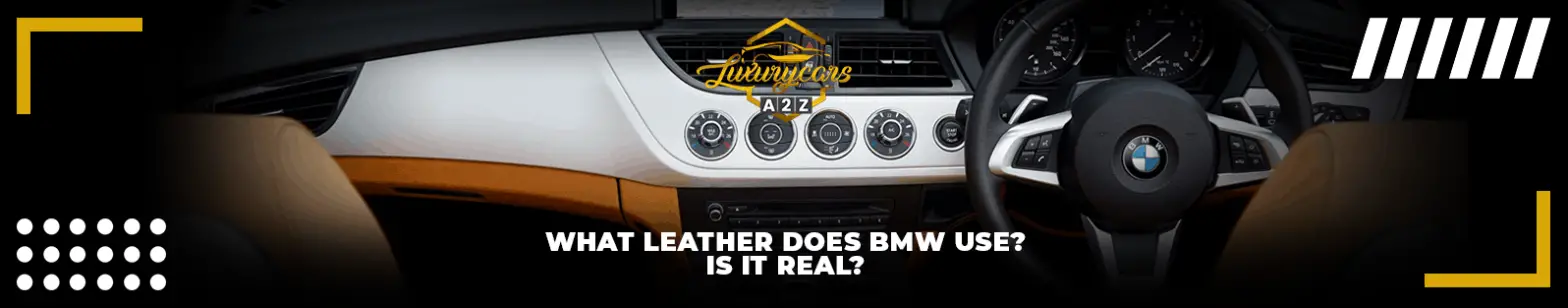 ¿Qué cuero utiliza BMW? ¿Es auténtico?