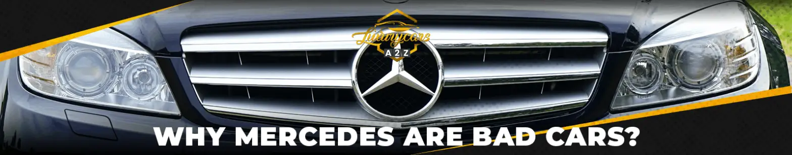 Por qué los Mercedes son malos coches