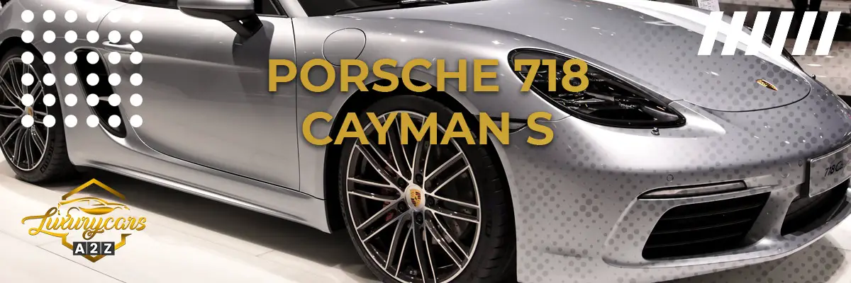 ¿Es el Porsche 718 Cayman S un buen coche?