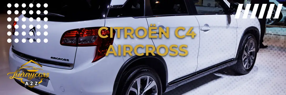 ¿Es el Citroën C4 Aircross un buen coche?