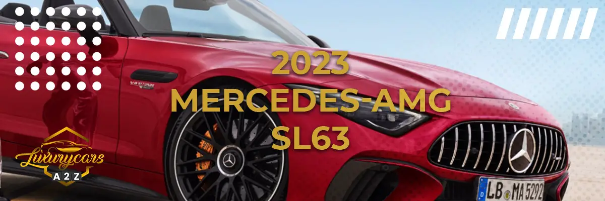 Mercedes-AMG SL63 2023