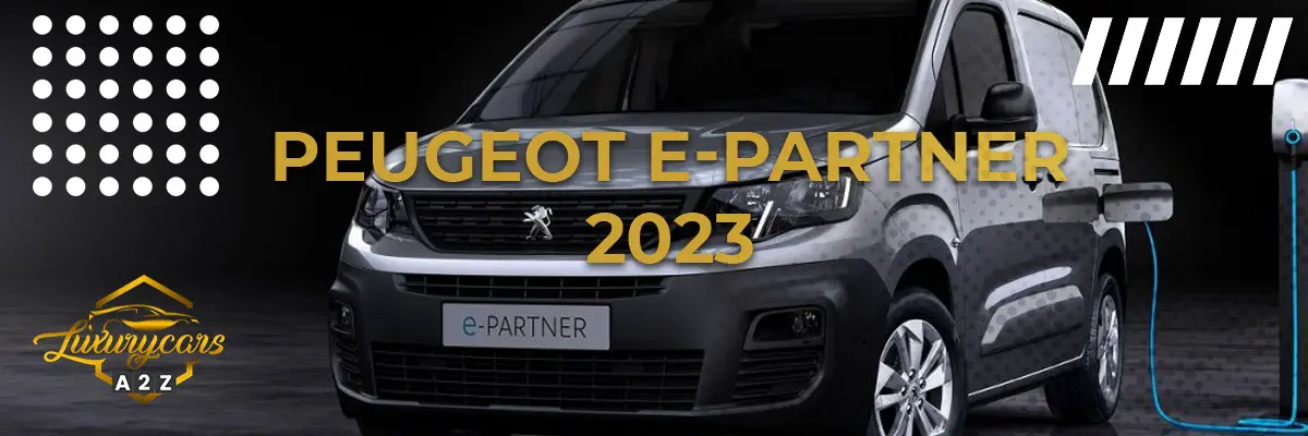 Peugeot 2023 e-Partner